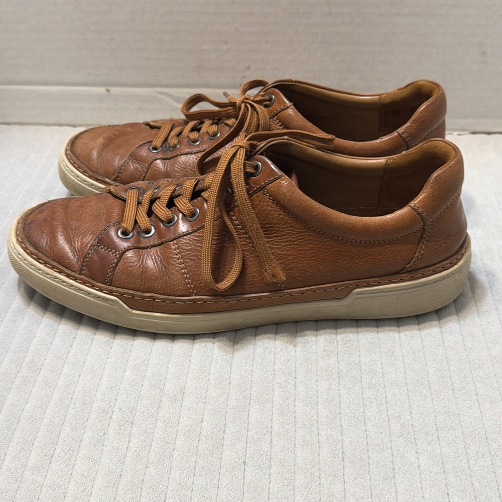 Allen Edmonds Porter City Brown Leather Derby Sneakers Mens Size 10.5 D
